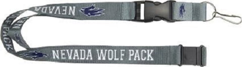 Nevada Wolfpack Lanyard Gray - Special Order