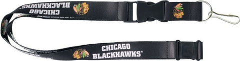 Chicago Blackhawks Lanyard Black