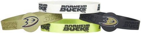 Anaheim Ducks Bracelets - 4 Pack Silicone - Special Order