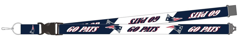 New England Patriots Lanyard Breakaway Style Slogan Design