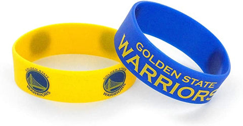 Golden State Warriors Bracelets 2 Pack Wide
