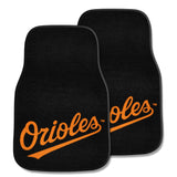 Baltimore Orioles Front Carpet Car Mat Set - 2 Pieces "Orioles" Logo