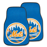 New York Mets Front Carpet Car Mat Set - 2 Pieces