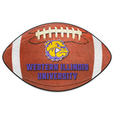 Western Illinois Leathernecks Football Rug - 20.5in. x 32.5in.