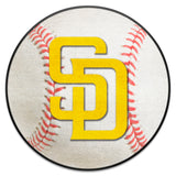San Diego Padres Baseball Rug - 27in. Diameter
