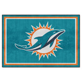 Miami Dolphins 5ft. x 8 ft. Plush Area Rug