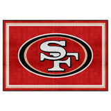 San Francisco 49ers 5ft. x 8 ft. Plush Area Rug