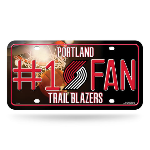 Portland Trail Blazers License Plate #1 Fan - Special Order