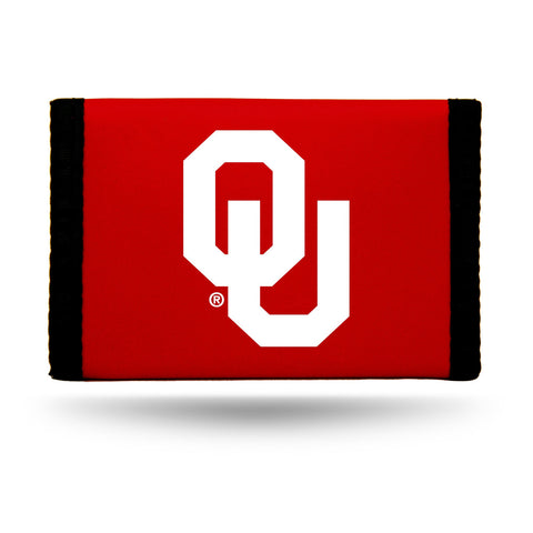 Oklahoma Sooners Wallet Nylon Trifold Alternate Design - Special Order