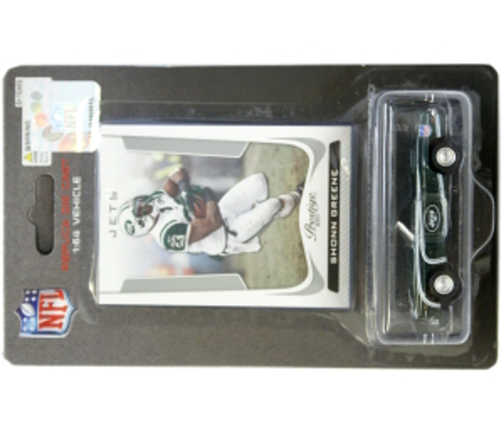 New York Jets Shonn Greene 1:64 Chevy Camaro with Trading Card