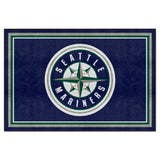 Seattle Mariners 5ft. x 8 ft. Plush Area Rug