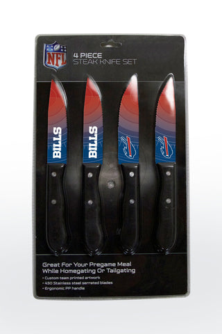 Buffalo Bills Knife Set Steak 4 Pack