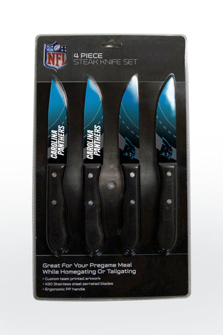 Carolina Panthers Knife Set Steak 4 Pack