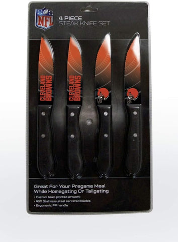 Cleveland Browns Knife Set Steak 4 Pack Alternate