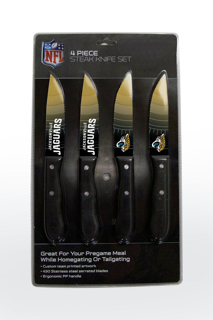 Jacksonville Jaguars Knife Set Steak 4 Pack