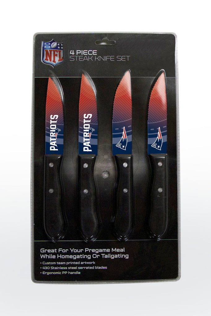 New England Patriots Knife Set Steak 4 Pack