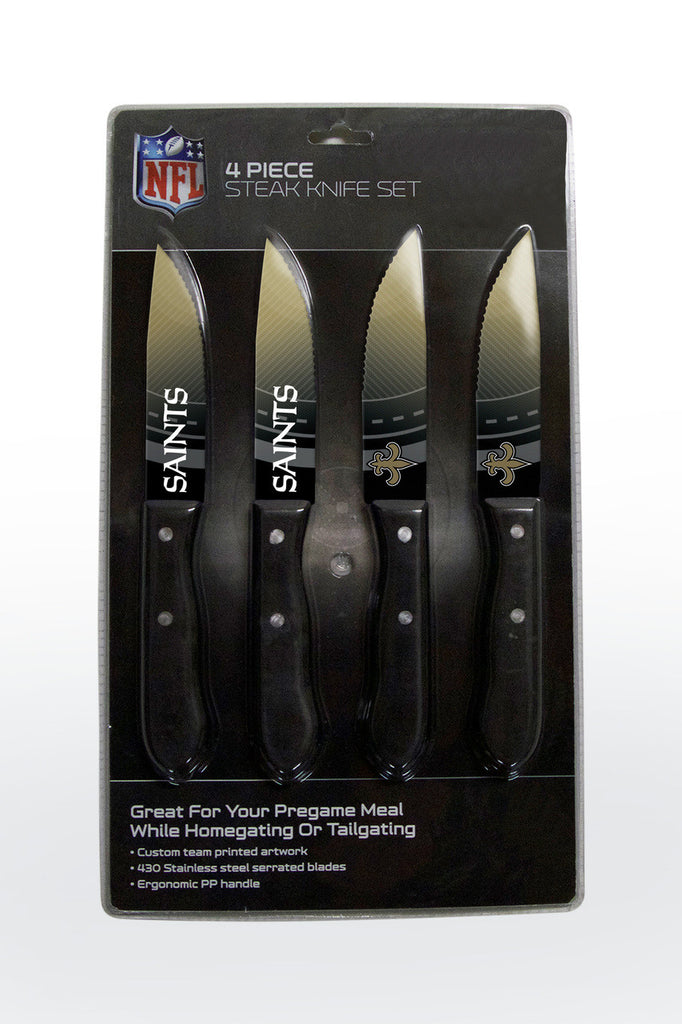 New Orleans Saints Knife Set Steak 4 Pack
