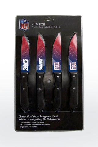 New York Giants Knife Set Steak 4 Pack