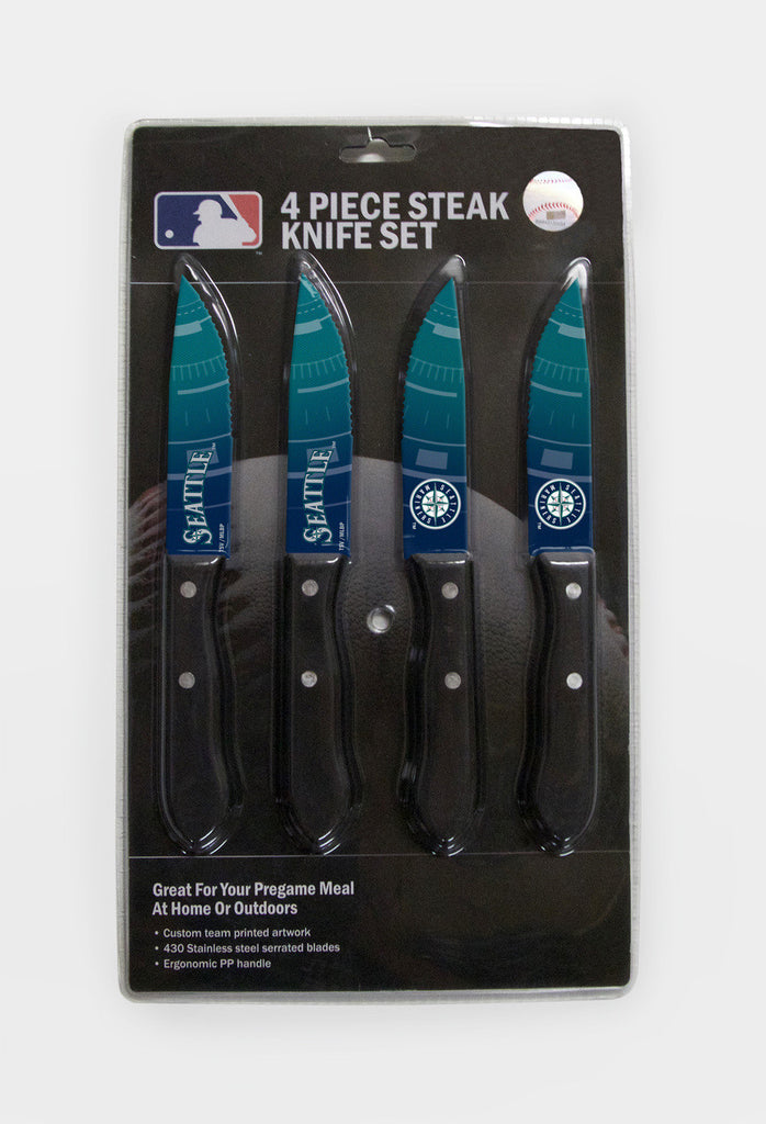 Seattle Mariners Knife Set Steak 4 Pack