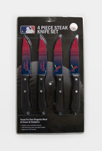 St. Louis Cardinals Knife Set Steak 4 Pack