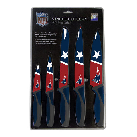 New England Patriots Knife Set - Kitchen - 5 Pack