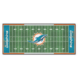 Miami Dolphins Field Runner Mat - 30in. x 72in.