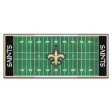 New Orleans Saints Field Runner Mat - 30in. x 72in.