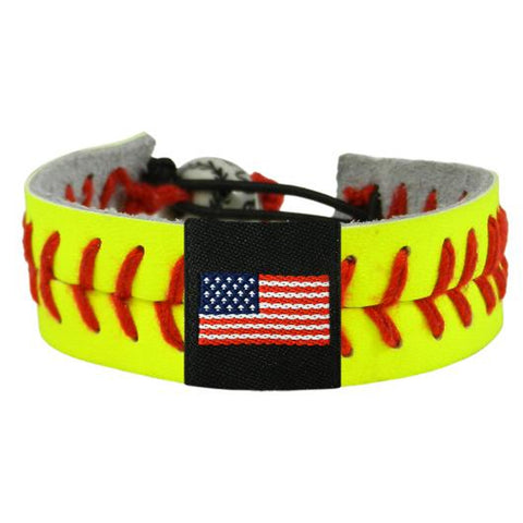 American Flag Bracelet Classic Softball CO