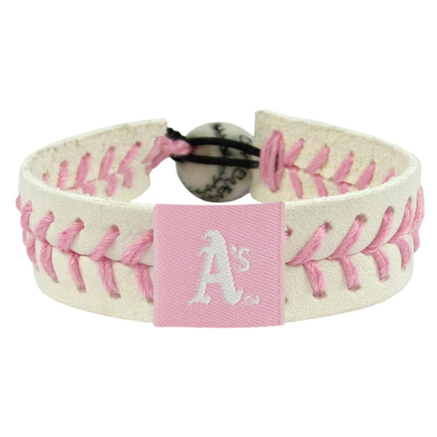 Oakland Athletics Bracelet Baseball Pink CO