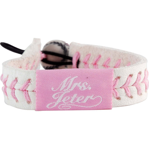 Mrs. Jeter/ New York Yankees Pink Jersey Bracelet