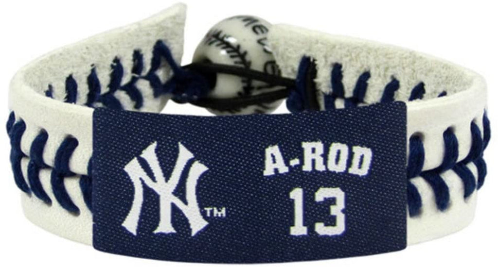 New York Yankees Bracelet Genuine Baseball Alex Rodriguez CO