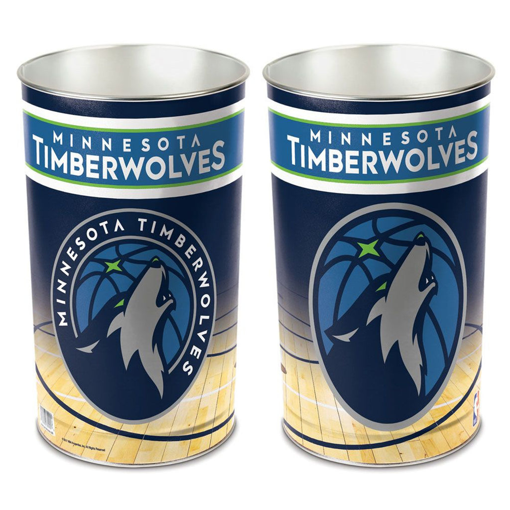 Minnesota Timberwolves Wastebasket 15 Inch - Special Order