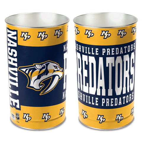 Nashville Predators Wastebasket 15 Inch - Special Order