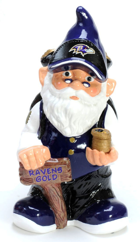 Baltimore Ravens Garden Gnome - Coin Bank