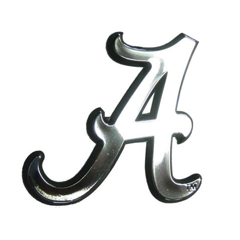 Alabama Crimson Tide Auto Emblem - Silver