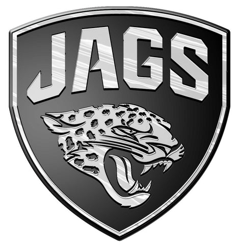 Jacksonville Jaguars Auto Emblem - Silver
