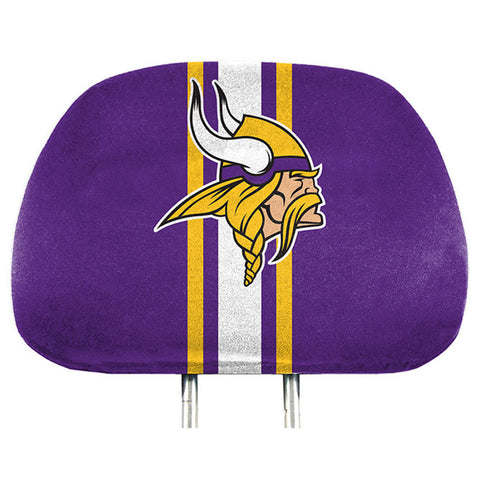 Minnesota Vikings Headrest Covers Full Printed Style - Special Order