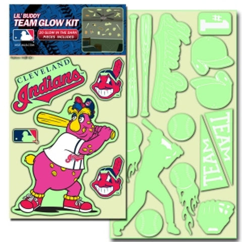 Cleveland Indians Decal Lil Buddy Glow in the Dark Kit