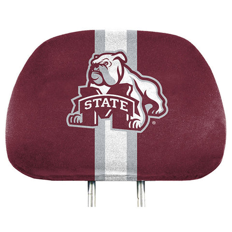Mississippi State Bulldogs Headrest Covers Full Printed Style - Special Order