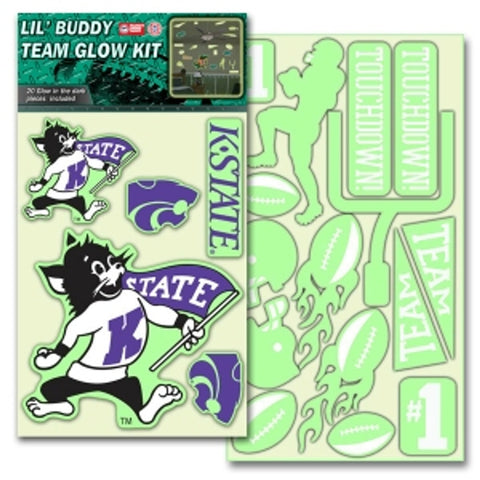 Kansas State Wildcats Decal Lil Buddy Glow in the Dark Kit