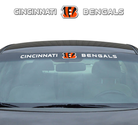 Cincinnati Bengals Decal 35x4 Windshield