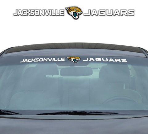 Jacksonville Jaguars Decal 35x4 Windshield