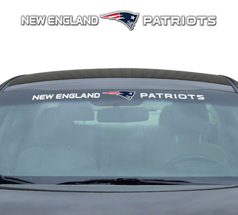 New England Patriots Decal 35x4 Windshield Style