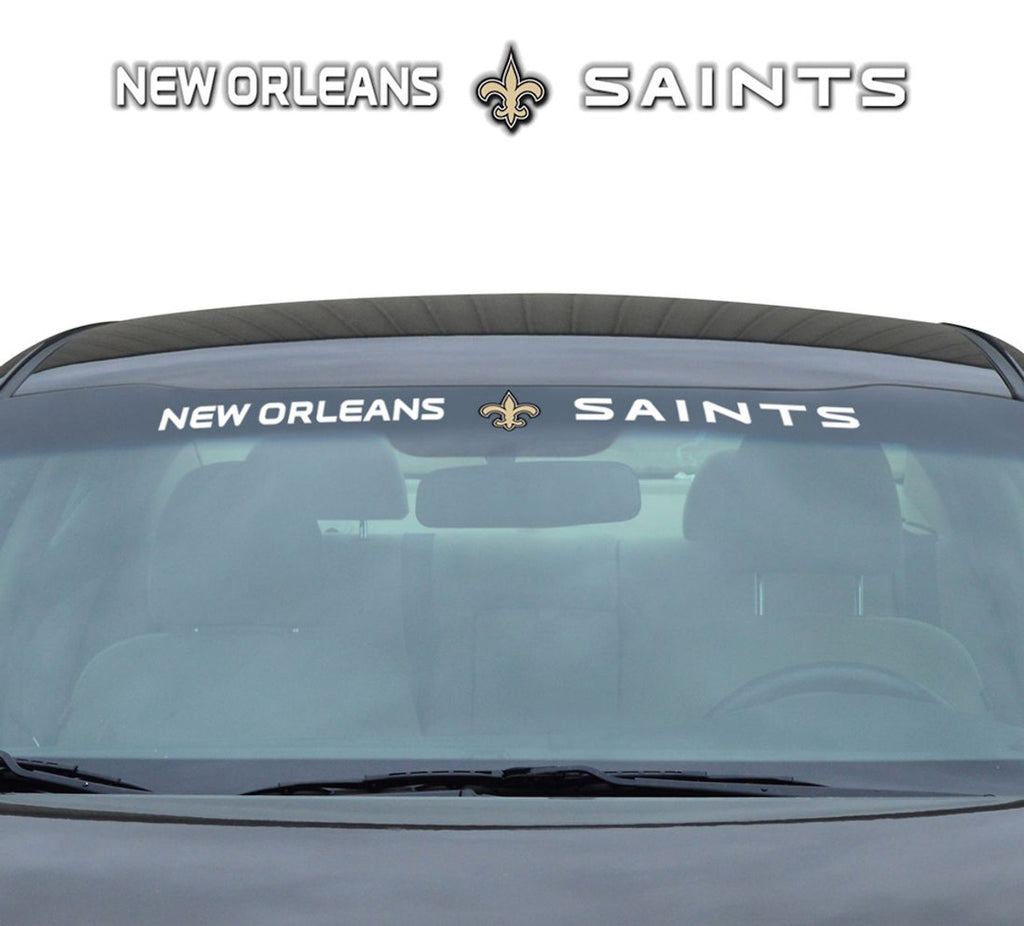 New Orleans Saints Decal 35x4 Windshield Style