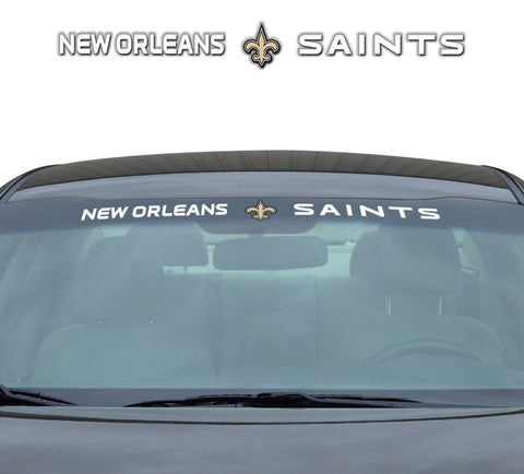 New Orleans Saints Decal 35x4 Windshield Style