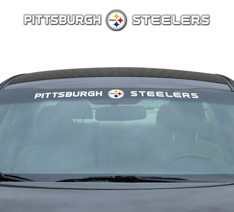 Pittsburgh Steelers Decal 35x4 Windshield Style