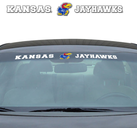 Kansas Jayhawks Decal 35x4 Windshield Style - Special Order