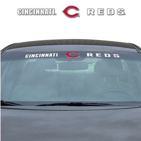 Cincinnati Reds Decal 35x4 Windshield - Special Order
