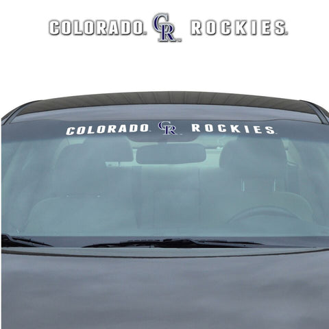 Colorado Rockies Decal 35x4 Windshield - Special Order