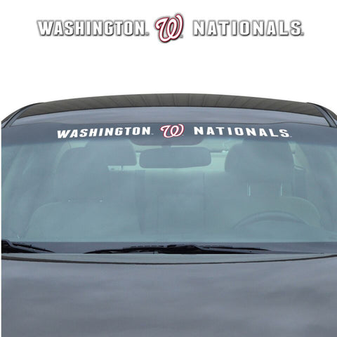 Washington Nationals Decal 35x4 Windshield - Special Order